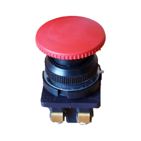 Выключатель кнопочный КЕ 191-У2-исп.2 (гриб красный) 10А IP54 КЭАЗ