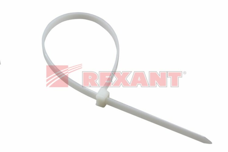 Стяжка кабельная (хомут)  200 х 3,6 мм (уп.=100шт)  REXANT
