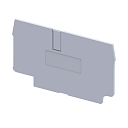 Крышка концевая для клеммы проходной OptiClip EPCX10-серый-Низковольтное оборудование - купить по низкой цене в интернет-магазине, характеристики, отзывы | АВС-электро