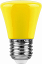 Лампа светодиодная FERON LB-372, C45 (колокольчик), 1W 230V E27 (желтый), рассеиватель матовый желты-Светотехника - купить по низкой цене в интернет-магазине, характеристики, отзывы | АВС-электро
