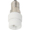 Патрон-переходник E14-->G9 керамич. белый Ecola-Патроны для ламп - купить по низкой цене в интернет-магазине, характеристики, отзывы | АВС-электро