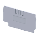 Крышка концевая для клеммы проходной OptiClip EPCX6-серый-Изоляторы и ограничители для клеммных блоков - купить по низкой цене в интернет-магазине, характеристики, отзывы | АВС-электро
