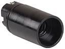 Патрон Е14 карболитовый подвесной гладкий чёрный IEK-Аксессуары и комплектующие для освещения - купить по низкой цене в интернет-магазине, характеристики, отзывы | АВС-электро