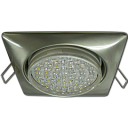 Светильник (ЭСЛ/LED) GX53 встр сатин/хром квадрат ECOLA-Светотехника - купить по низкой цене в интернет-магазине, характеристики, отзывы | АВС-электро
